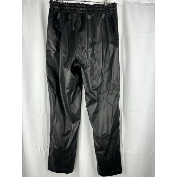 Rails Jayden Vegan Leather Elastic Waist High Rise Pants Womens Size Medium M - Picture 8 of 14